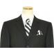 Mantoni Black Chalk Stripe Super 140's 100% Virgin Wool Suit 66017